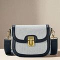 BGA6653 Two Tone Crossbody Bag - MiMi Wholesale