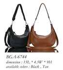 BGA6744 Anitra Braided Crossbody Bag - MiMi Wholesale