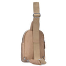 BGA6896 2 Compartment Woven Pocket Mini Sling Bag - MiMi Wholesale