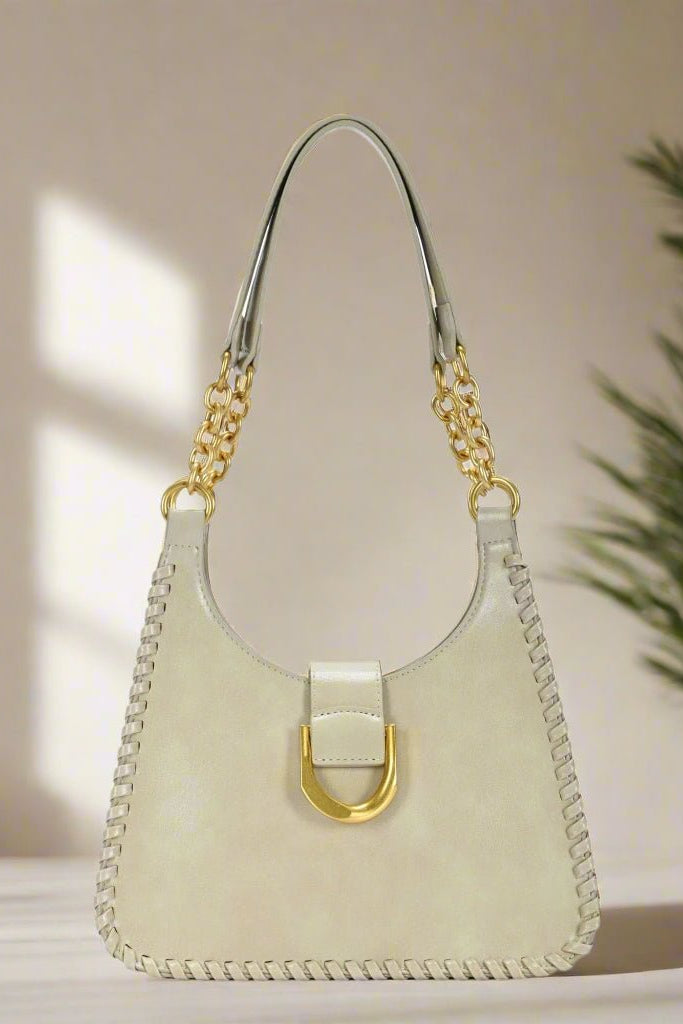 BGA7011 Chain Detail Satchel Bag - MiMi Wholesale
