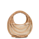 BGA8288 Rattan Top Handle Circle Bag - MiMi Wholesale
