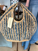 BGAIN09 Ruhi Jute Tote - MiMi Wholesale