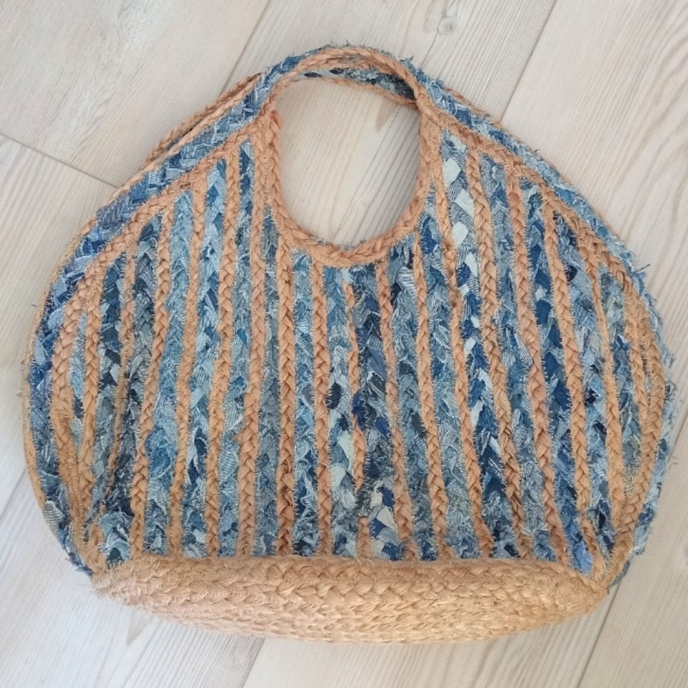 BGAIN09 Ruhi Jute Tote - MiMi Wholesale