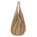 BGAIN158 Rainbow Crochet Hobo Tote Bag - MiMi Wholesale