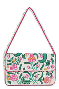 BGAIN217 Nayeli Handbeaded Floral Print Shoulder Bag - MiMi Wholesale