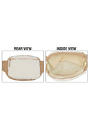 BGS4506 Lisa Sherpa & Suede Fanny Pack - MiMi Wholesale