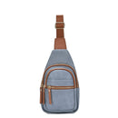 BGT5703 Tasha Multi Zip Compartment Sling Bag - MiMi Wholesale