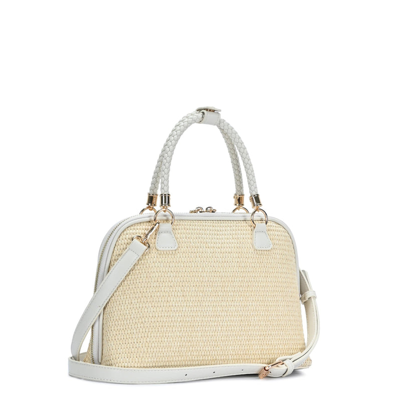 BGT7237 Zana Straw Satchel/Crossbody Bag - MiMi Wholesale