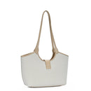 BGT8917 Leanne Canvas Three Compartment Tote Bag - MiMi Wholesale