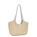 BGT8918 Kate Straw Three Compartment Tote Bag - MiMi Wholesale