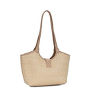 BGT8918 Kate Straw Three Compartment Tote Bag - MiMi Wholesale