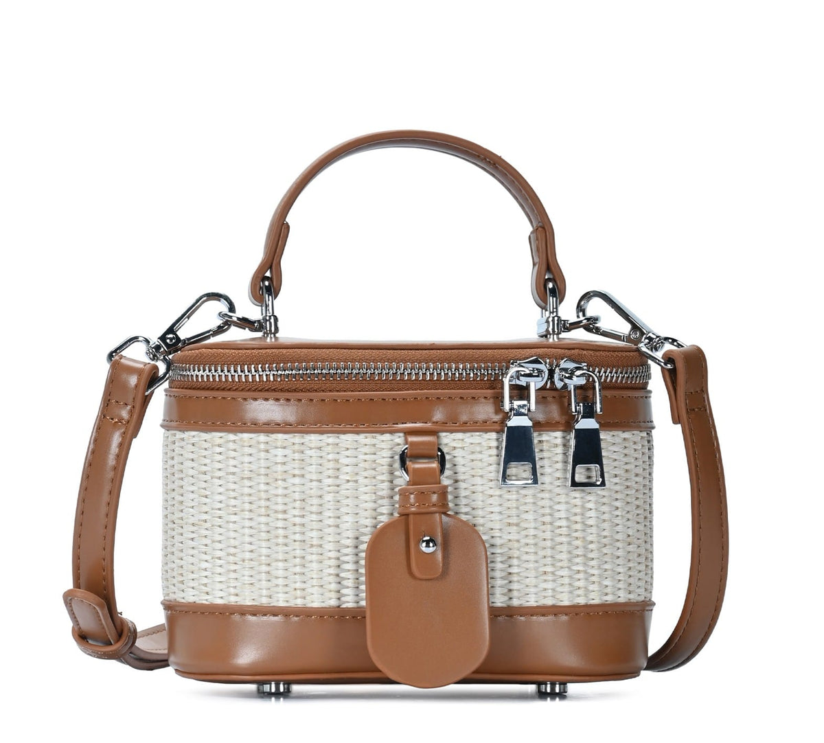 BGW6584 Madison Woven Crossbody Bag - MiMi Wholesale