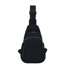 BGW7308 Marie Woven Sling Bag - MiMi Wholesale