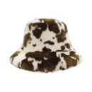 BKC0136 Fur Cow Bucket Hat - MiMi Wholesale