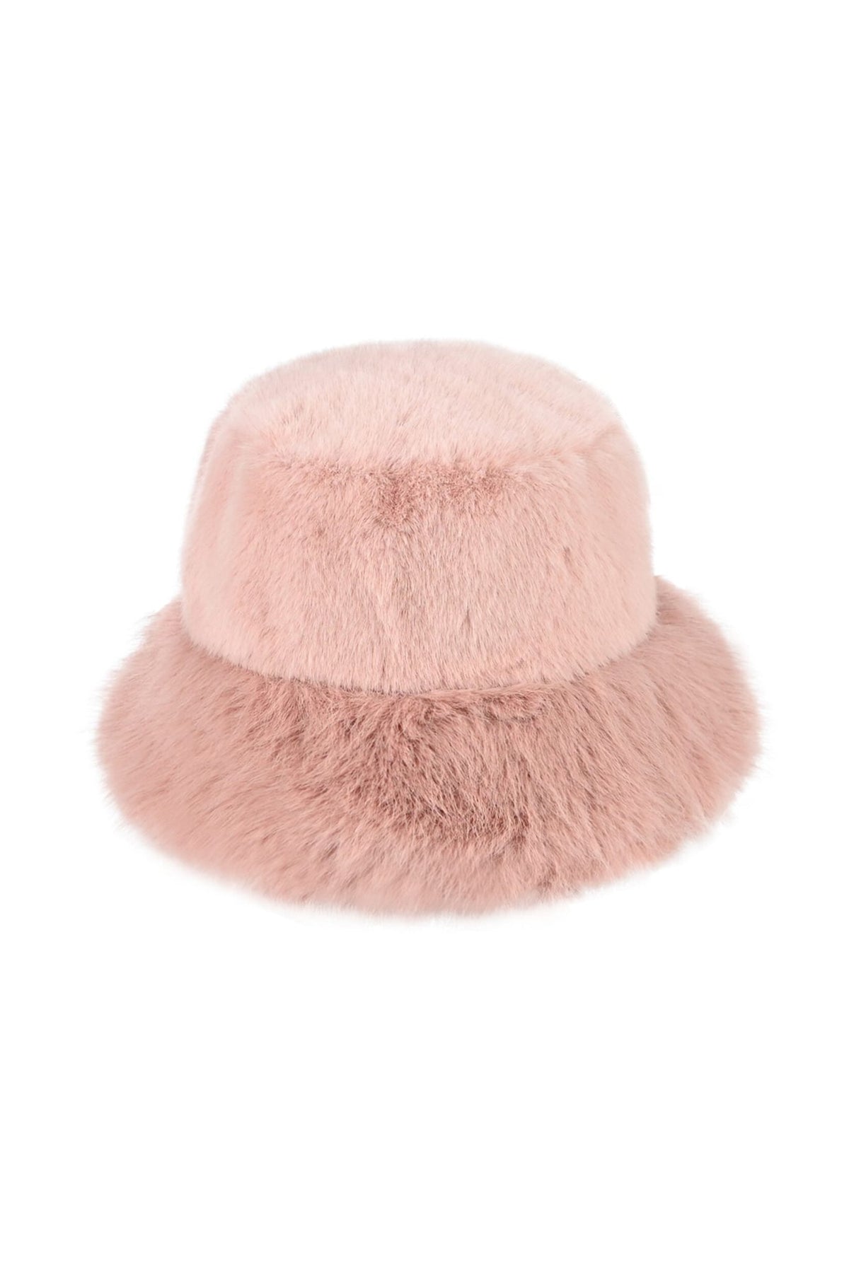 BKE0156 Sienna Plush Faux Fur Bucket Hat - MiMi Wholesale