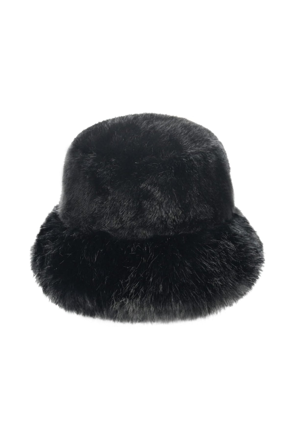 BKE0156 Sienna Plush Faux Fur Bucket Hat - MiMi Wholesale