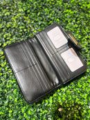 BP041SU Faux Suede Turn Lock Crossbody Wallet - MiMi Wholesale