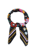 BS0047 Multi Color Flower Print Bandana - MiMi Wholesale