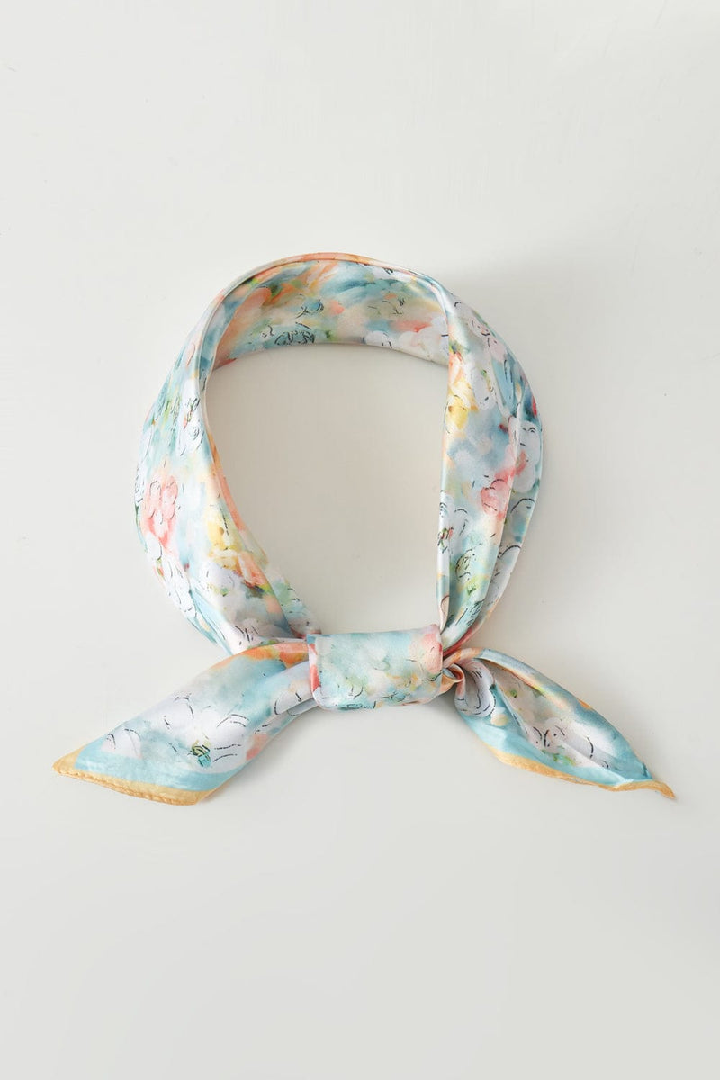 BS0059 Jackie Floral Print Bandana - MiMi Wholesale