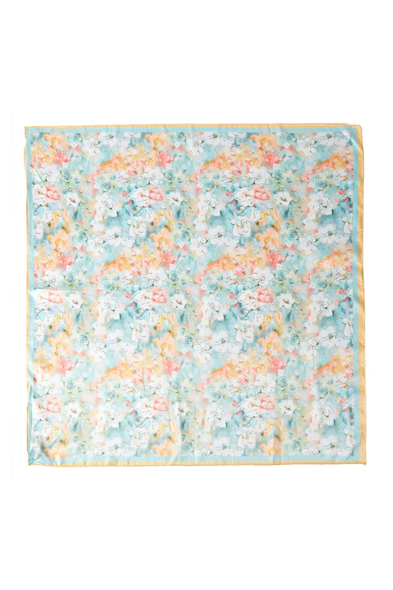 BS0059 Jackie Floral Print Bandana - MiMi Wholesale