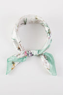 BS0077 Amie Flower Print Bandana - MiMi Wholesale