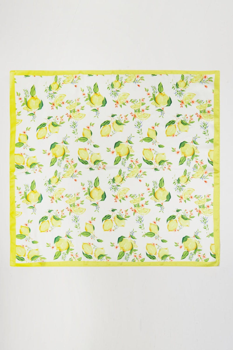 BS0103 Lemon Print Bandana - MiMi Wholesale