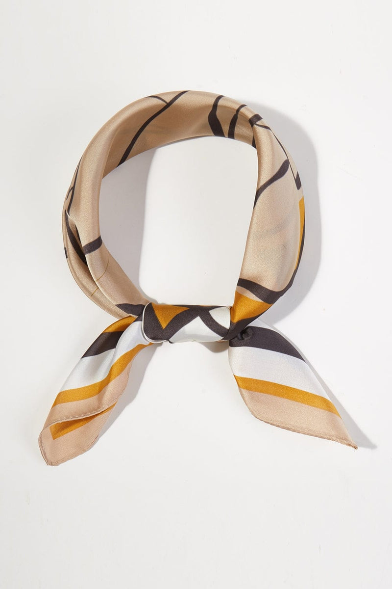 BS0107 Modern Rose Print Bandana - MiMi Wholesale