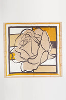 BS0107 Modern Rose Print Bandana - MiMi Wholesale