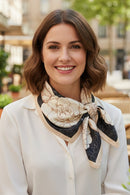 BS0109 Elegant Floral Print Bandana - MiMi Wholesale