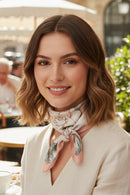 BS0109 Elegant Floral Print Bandana - MiMi Wholesale