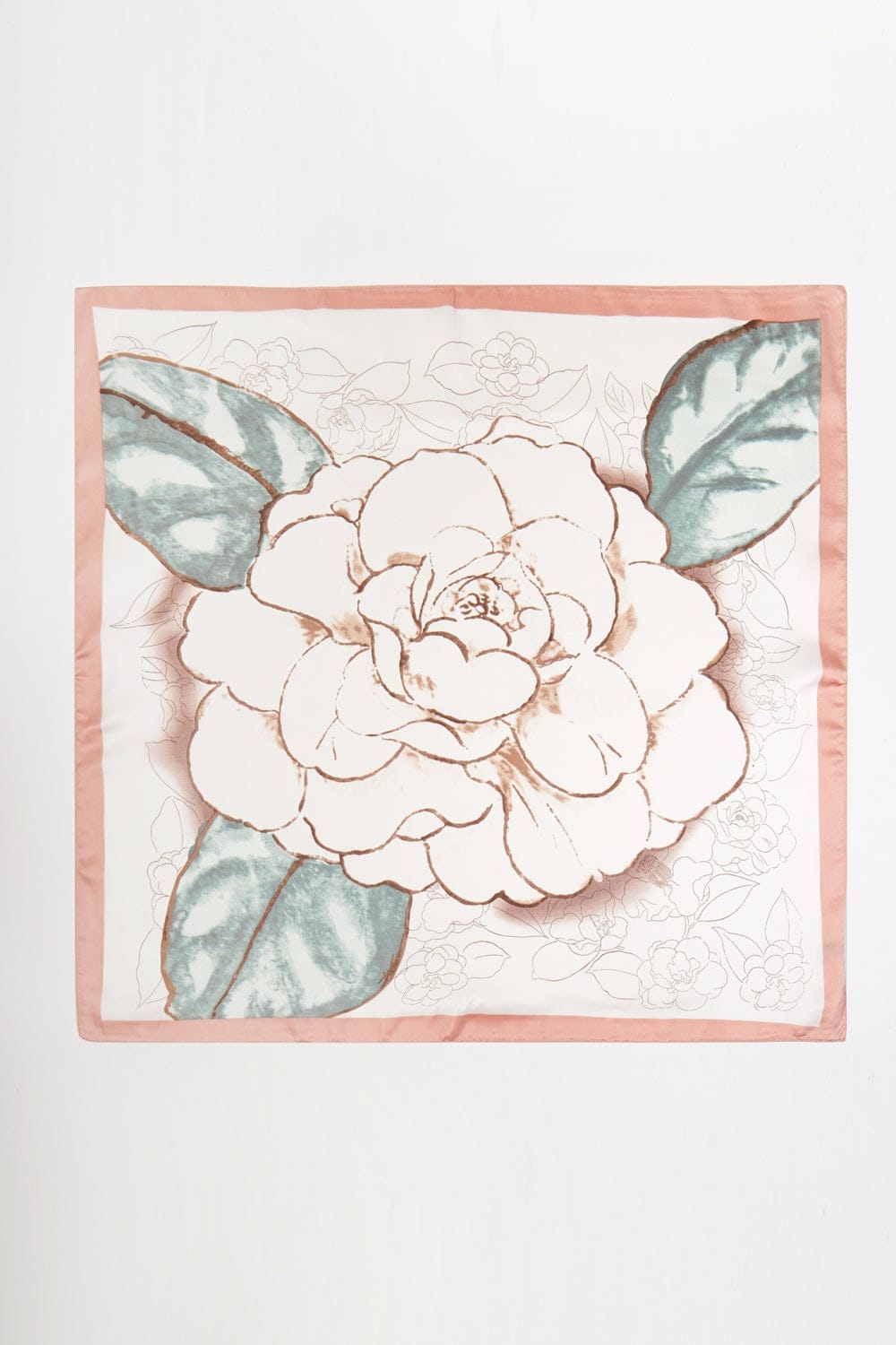 BS0109 Elegant Floral Print Bandana - MiMi Wholesale