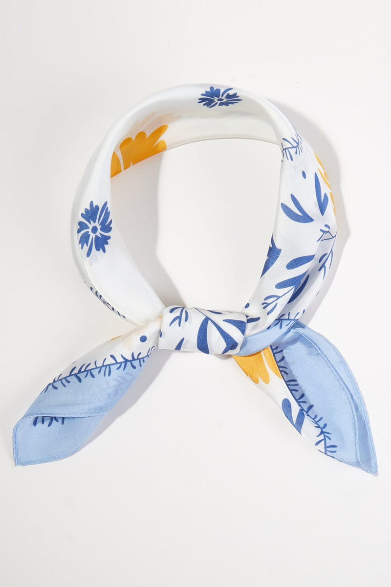 BS0113 Dani Floral Print Bandana - MiMi Wholesale