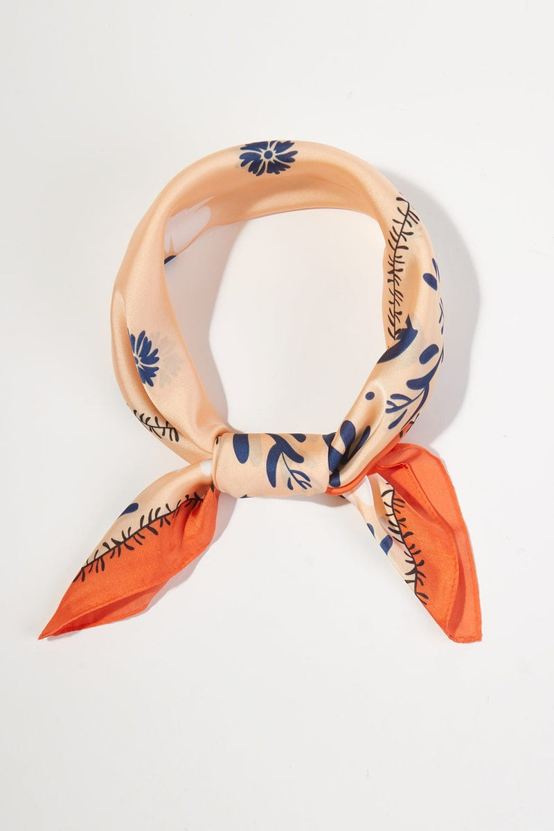 BS0113 Dani Floral Print Bandana - MiMi Wholesale