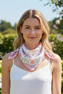 BS0113 Dani Floral Print Bandana - MiMi Wholesale