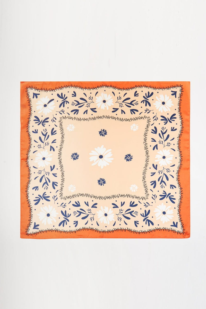 BS0113 Dani Floral Print Bandana - MiMi Wholesale