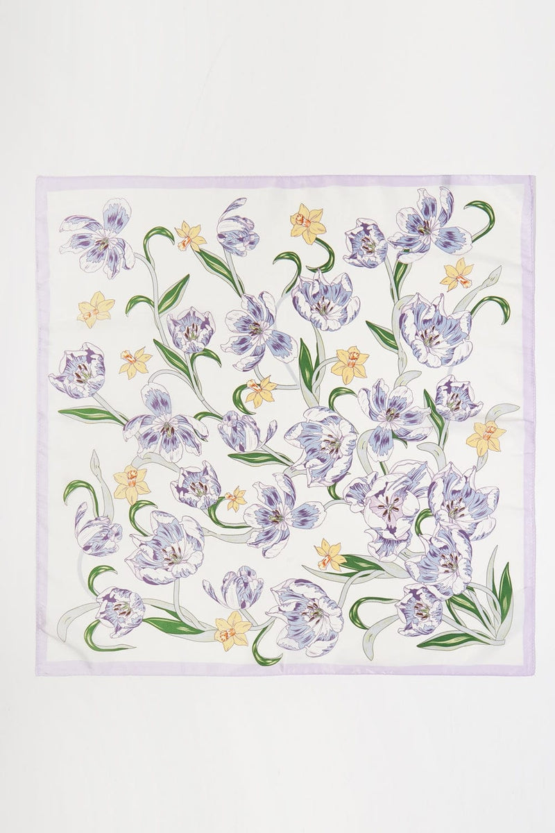 BS0114 Floral Print Bandana - MiMi Wholesale