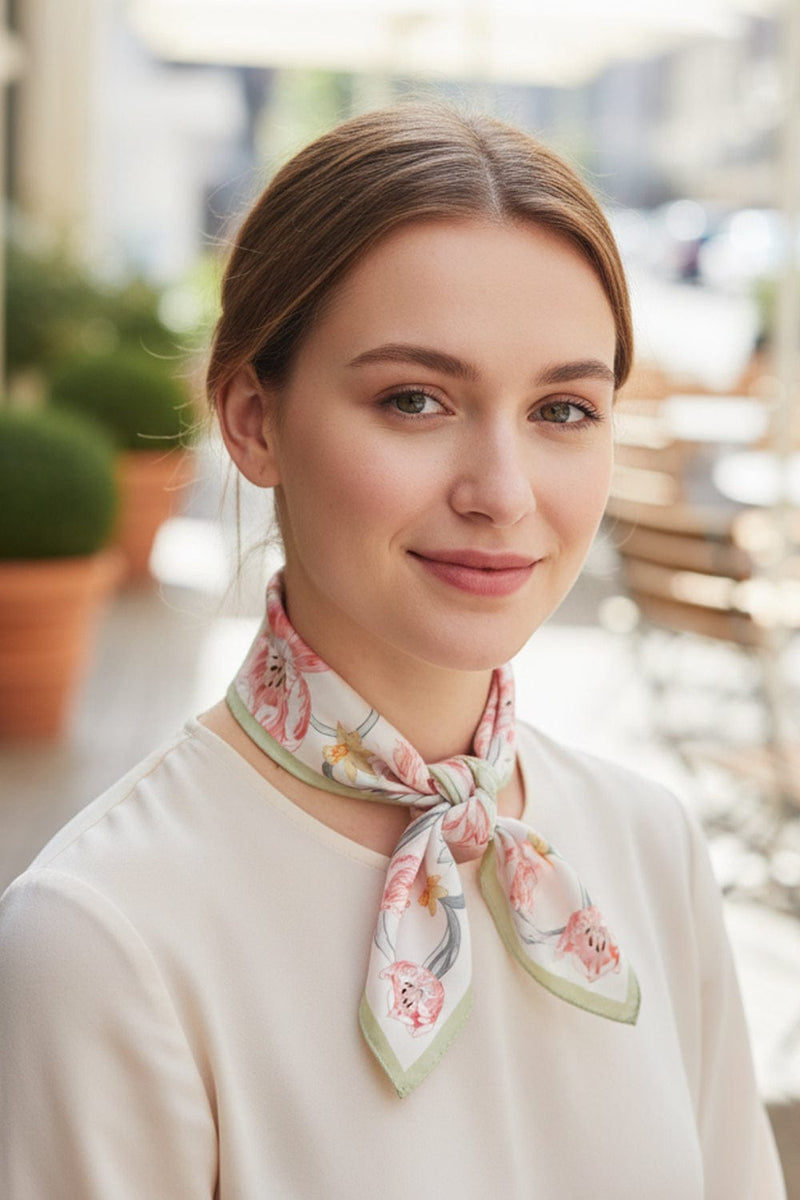 BS0114 Floral Print Bandana - MiMi Wholesale