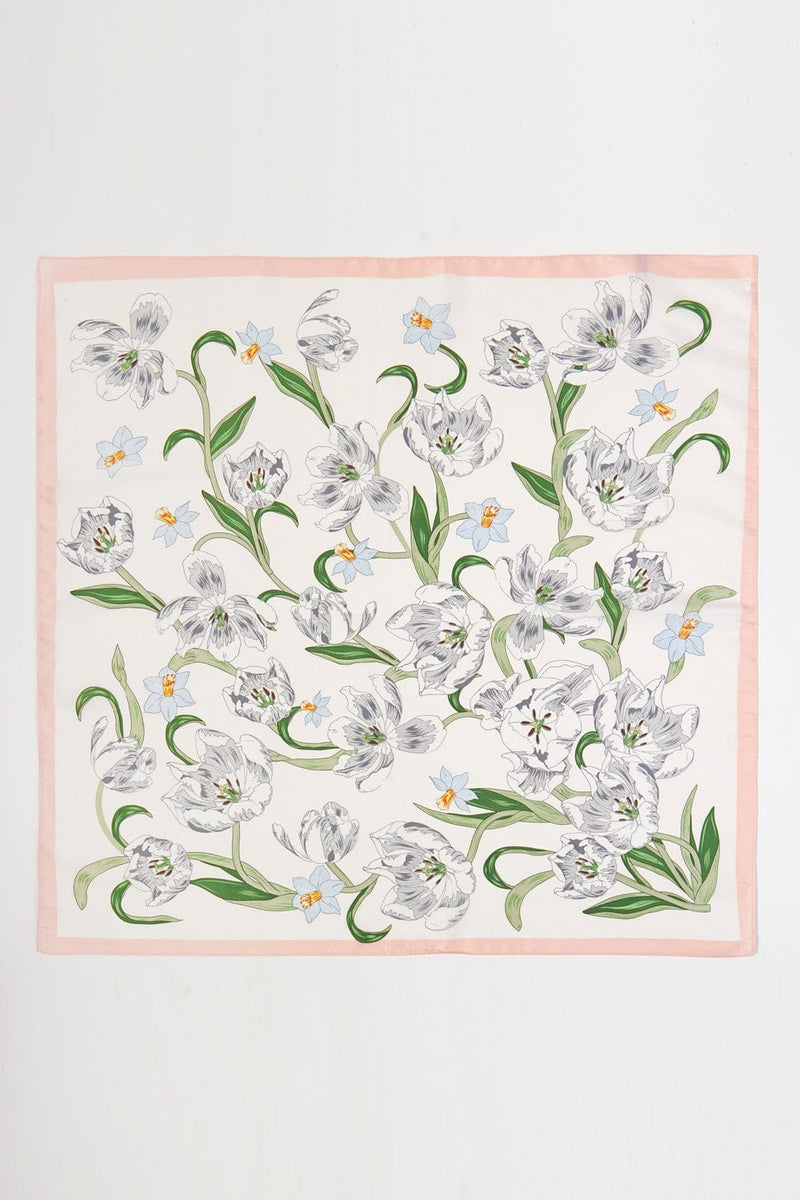 BS0114 Floral Print Bandana - MiMi Wholesale