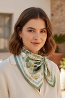 BS0117 Bridget Elegant Floral Print Bandana - MiMi Wholesale