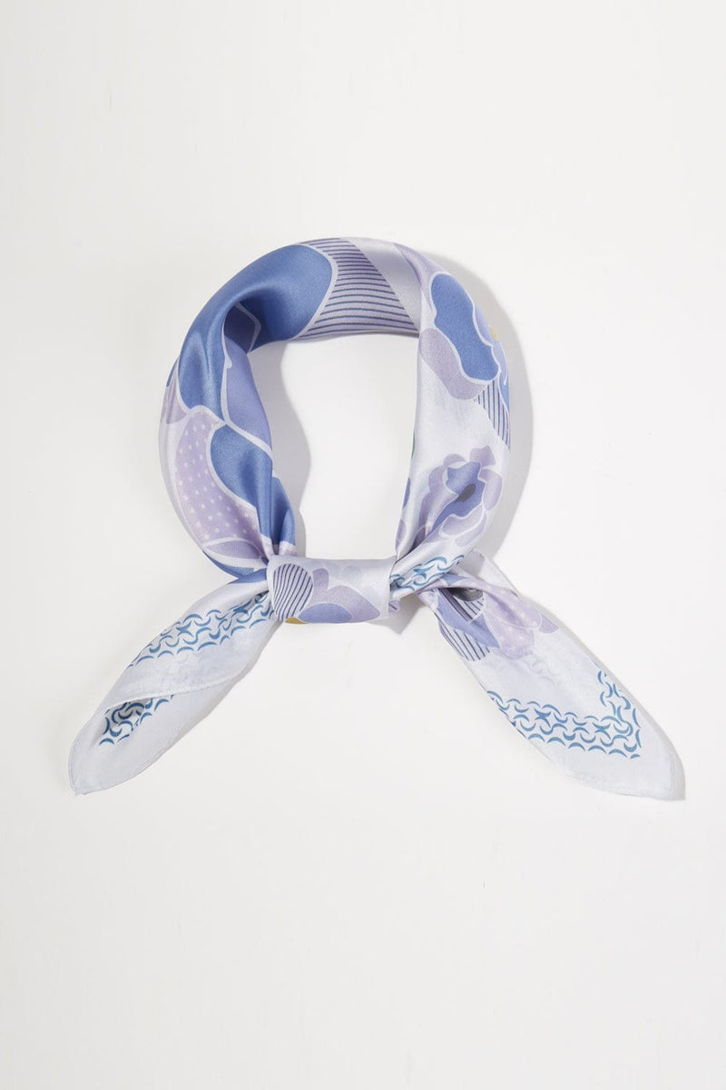 BS0117 Bridget Elegant Floral Print Bandana - MiMi Wholesale