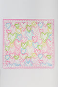 BS0126 Heart Print Bandana - MiMi Wholesale