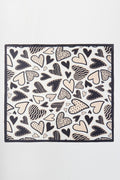 BS0127 Variety Heart Print Bandana - MiMi Wholesale