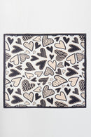 BS0127 Variety Heart Print Bandana - MiMi Wholesale