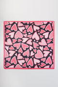 BS0127 Variety Heart Print Bandana - MiMi Wholesale