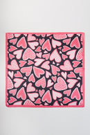 BS0127 Variety Heart Print Bandana - MiMi Wholesale