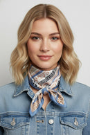 BS0130 Abstract Leopard Print Bandana - MiMi Wholesale