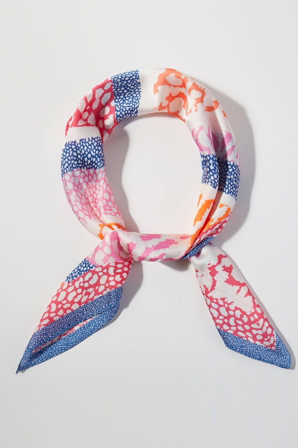 BS0130 Abstract Leopard Print Bandana - MiMi Wholesale