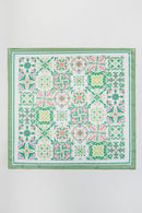 BS0133 Garden Tile Mosaic Print Bandana - MiMi Wholesale