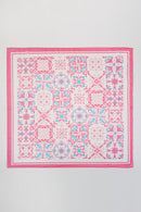 BS0133 Garden Tile Mosaic Print Bandana - MiMi Wholesale