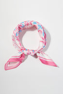 BS0133 Garden Tile Mosaic Print Bandana - MiMi Wholesale